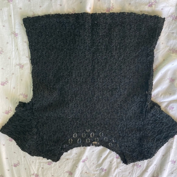 Patterned Black Shirt - Picture 3 of 4